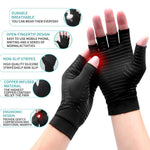 Stylish Copper Arthritis Compression Gloves